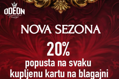 Teatar Odeon, Karte za predstave. Popusti